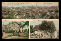 57 - BINING-LES-ROHRBACH - VUE GENERALE - PRESBYTERE - AUBERGE ET EPICERIE DE ISIDORE MEYER - Autres & Non Classés