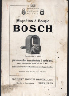 (documentation Technique) Catalogue  BOSCH  Magnétos à Bougie  (M6536) - Reclame
