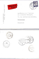 Allemagne - Lettre Poststempel Hamburg 36 1955 - Eillzusstellung Expres - Sonstige & Ohne Zuordnung