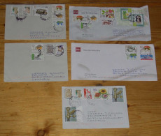 Bulgaria 2014-2017 5 Covers To Germany - Lettres & Documents