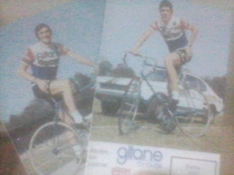 CYCLISME  - WIELRENNEN- CICLISMO : 2 CARTES FRANCIS CAMPANER + PIERRE TOSI 1973 - Cycling