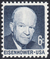 !a! USA Sc# 1393 MNH SINGLE (a1) - Dwight D. Eisenhower - Unused Stamps