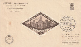 ESPAGNE - BLOC N°3 Obl  (1937) - Blocs & Hojas