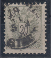 Austria 20 Kr Mi#48D Perforation 10 1/2 1883 USED - Used Stamps