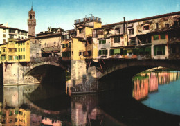 FIRENZE, TOSCANA, ARCHITECTURE, TOWER, BRIDGE, ITALY, POSTCARD - Firenze (Florence)