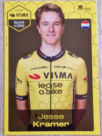 Card Jesse Kramer - Team Visma-Lease A Bike Development - 2024 - Cycling - Cyclisme - Ciclismo - Wielrennen - Cyclisme