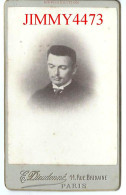 CARTE CDV - Phot. E. Dieudonné Paris - Portrait D'un Jeune Homme à Identifier - Tirage Aluminé 19 ème - Anciennes (Av. 1900)