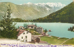 Postcard Switzerland Les Champex Et Chaine Du Gd. Combin - Autres & Non Classés