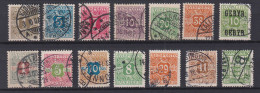 Dänemark Denmark Avis 14 Stamps Used - Fiscales
