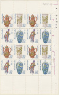 DDR  2667-2670, Teilbogen Mit DV Und 4x L, Postfrisch **, Meissener Porzellan, 1982 - Unused Stamps