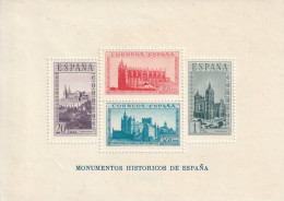 ESPAGNE - BLOC N°5 * (1938) Monuments Historiques - Blocs & Feuillets