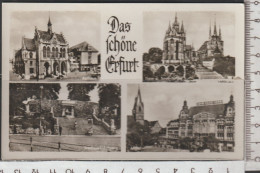 ERFURT - Das Schöne Erfurt - Mehrbildkarte - Gelaufen 1955 (AK 5038) Günstige Versandkosten - Erfurt