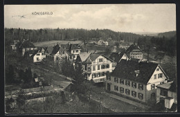 AK Königsfeld / Baden, Ortsansicht Aus Der Vogelschau  - Baden-Baden