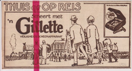 Pub Reclame - Scheren Met Gilette - Orig. Knipsel Coupure Tijdschrift Magazine - 1925 - Publicités