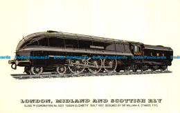 R070282 London. Midland And Scottish Rly. Class 7P No 6221 Queen Elizabeth - Autres & Non Classés