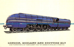R070284 London. Midland And Scottish Rly. Class 7P No 6221 Queen Elizabeth - Autres & Non Classés