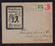 Dänemark Denmark 1927 Advertising Cover SLAGELSE X NEUHAUS Germany Bargisen Nudle Machine - Cartas & Documentos