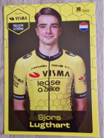 Card Sjors Lugthart - Team Visma-Lease A Bike Development - 2024 - Cycling - Cyclisme - Ciclismo - Wielrennen - Cycling