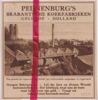 Pub Reclame - Peijnenburg's Koekfabriek - Geldrop - Orig. Knipsel Coupure Tijdschrift Magazine - 1925 - Reclame