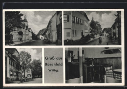 AK Rosenfeld / Württ., Strassenpartien, Gasthaus-Metzgerei Zum Hirsch M. Gühring  - Other & Unclassified