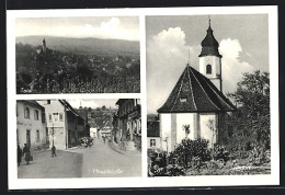 AK Altdorf / Ettenheim, Kirche, Hauptstrasse, Totalansicht  - Other & Unclassified