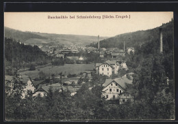 AK Schmiedeberg / Erzg., Teilansicht Mit Gasthaus Buschmühle  - Schmiedeberg (Erzgeb.)