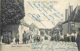 10 - Mailly Le Camp - Camp De Mailly - Rue Basse - Animée - Militaria - CPA - Voir Scans Recto-Verso - Mailly-le-Camp