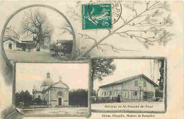 40 - St Vincent De Paul - Chene - Chapelle - Maison De Ranquine - Multivues - CPA - Voir Scans Recto-Verso - Otros & Sin Clasificación