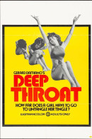 Cinema - Deep Throat - Affiche De Film - CPM - Carte Neuve - Voir Scans Recto-Verso - Affiches Sur Carte