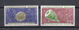 NIGER  PA  N° 36 + 37     NEUFS SANS CHARNIERE  COTE 2.50€  ESPACE TELECOMMUNICATIONS - Níger (1960-...)