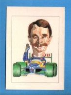 Sports - Formule 1 - N Mansell - Par Devo Caricaturiste - Carte Vierge - Autres & Non Classés