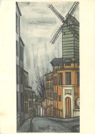 Art - Peinture - Bernard Buffet - Paris - Le Moulin De La Galette - CPM - Voir Scans Recto-Verso - Malerei & Gemälde