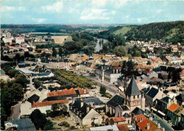 86 - Chauvigny - Vue Générale Aérienne - L'Eglise Notre-Dame - La Place Du Marché Et La Vallée De La Vienne - Carte Dent - Chauvigny