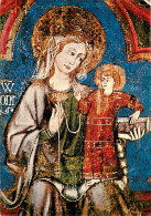63 - Clermont Ferrand - Intérieur De La Cathédrale - La Vierge Et L'Enfant Jésus - Détail De La Peinture Votive Du Chano - Clermont Ferrand
