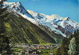 74 - Chamonix - Mont-Blanc - Vue Générale - Le Mont-Blanc - CPM - Voir Scans Recto-Verso - Chamonix-Mont-Blanc