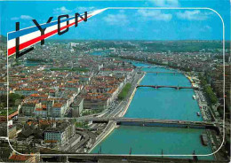 69 - Lyon - Vue Aérienne - Les Ponts Sur Le Rhone - Flamme Postale De Verdun - CPM - Voir Scans Recto-Verso - Sonstige & Ohne Zuordnung