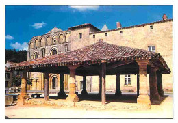 24 - Cadouin - Face à L'Abbaye La Halle à La Belle Charpente De Bois - CPM - Voir Scans Recto-Verso - Sonstige & Ohne Zuordnung