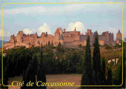 11 - Carcassonne - La Cité Médiévale - Vue Générale - Flamme Postale De Carcassonne - CPM - Voir Scans Recto-Verso - Carcassonne