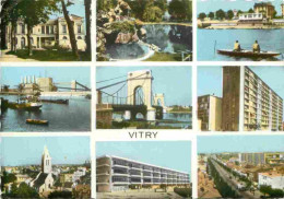 94 - Vitry Sur Seine - Multivues - Carte Dentelée - CPSM Grand Format - Flamme Postale De Vitry Sur Seine 94 - Etat Lége - Vitry Sur Seine