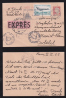 France 1967 Uprated Stationery Card EXPRESS PARIS X MUNICH AIRPORT RIEM - Briefe U. Dokumente