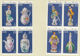 DDR  2464-2471, 2 4erBlock, Postfrisch **, Meissener Porzellan, 1979 - Unused Stamps