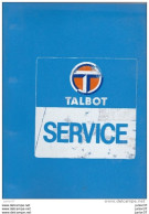 Classeur Talbot , Manuel De Réparation Horizon - Automovilismo