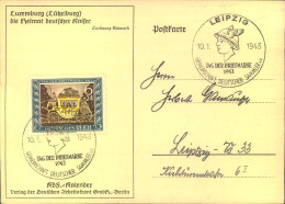 1940, "TAG DER BRIEFMARKE", Drei Verschiedene Sonderkarten, Je Mit SSt Leipzig - Covers & Documents