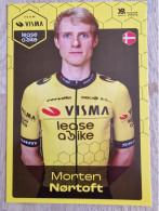 Card Morten Nortoft - Team Visma-Lease A Bike Development - 2024 - Cycling - Cyclisme - Ciclismo - Wielrennen - Cycling