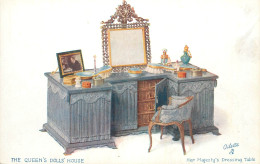 Raphael Tuck & Sons' Oilette Postcard The Queen's Dolls House Series I - Her Majesty's Dressing Table - Tuck, Raphael