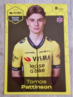 Card Tomos Pattinson - Team Visma-Lease A Bike Development - 2024 - Cycling - Cyclisme - Ciclismo - Wielrennen - Wielrennen
