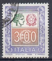 ITALY 2975,used,falc Hinged - 2001-10: Afgestempeld