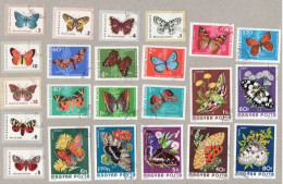 (b04) Ungarn Bulgarien  - 3 Sätze  Gebr - Schmetterlinge Butterfly - Mariposas