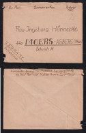 Great Britain 1946 POW Letter CAMP 380 EGYPT X MOERS Germany - Covers & Documents