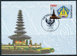 INDONESIE: BRIEFKAART FDC 2008 - Provinciewapens (10 Stuks) - Indonesia